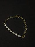 Pearl & Marina Linked Bracelet