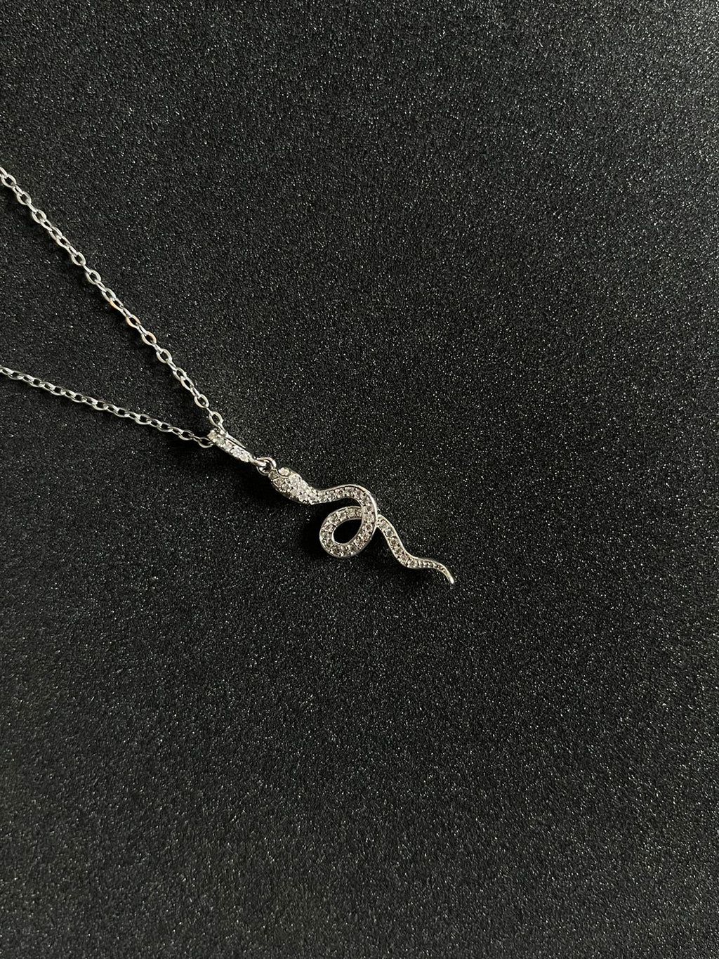 Silver Snake Pendant