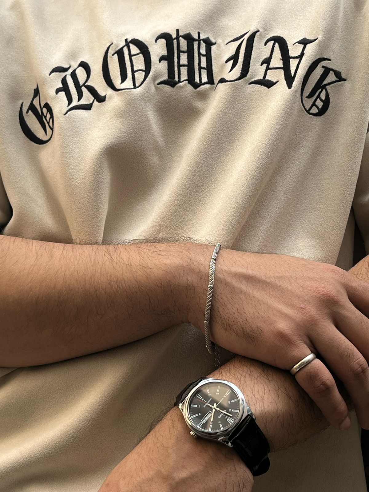 non　新品AMBUSH PEACE LEATHER BRACELET Ambush Peace Leather Bracelet Ambush