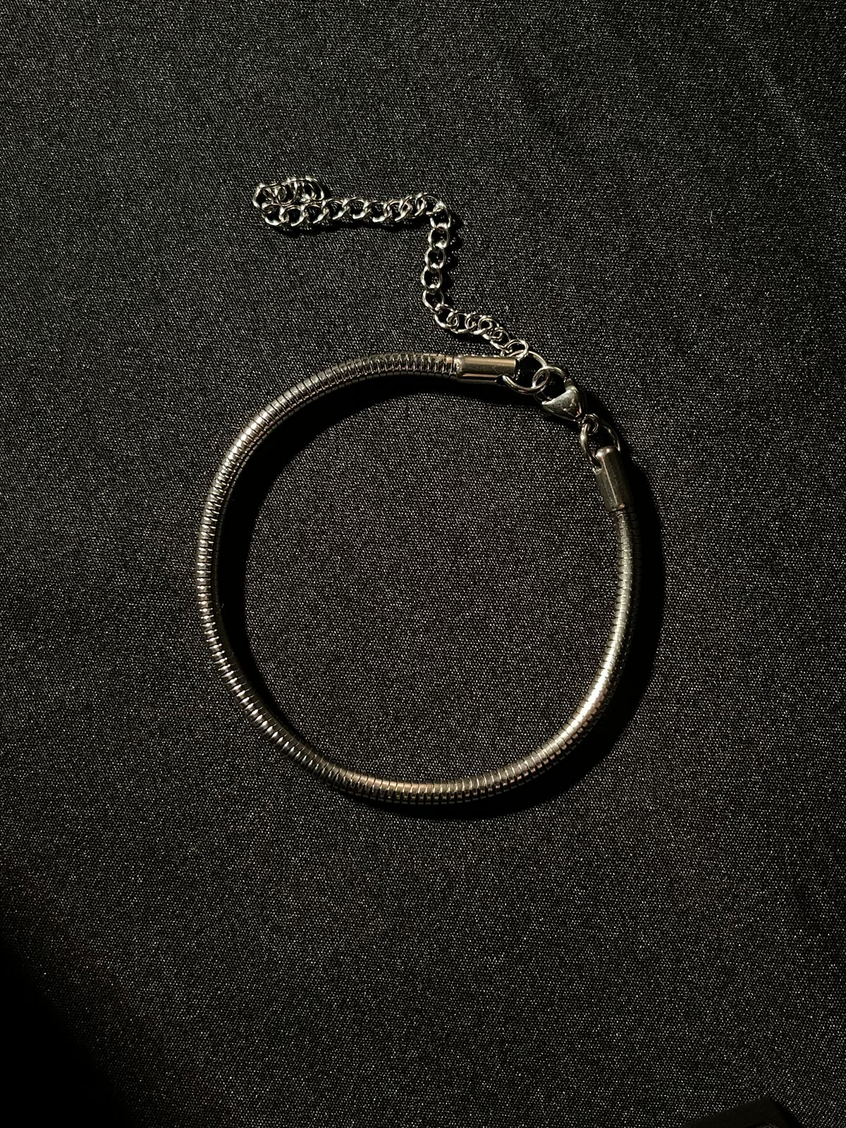 Silver Pipe Bracelet