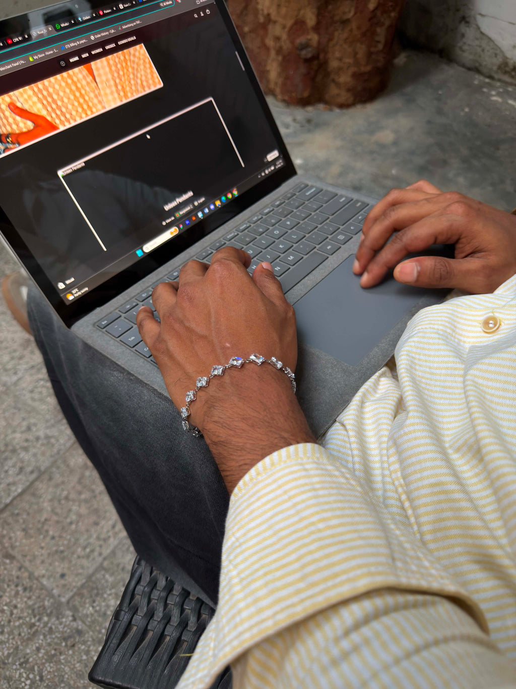 Vertex Iced Bracelet
