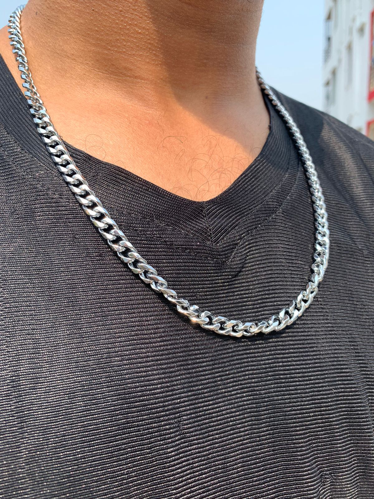 Silver Cuban Chain