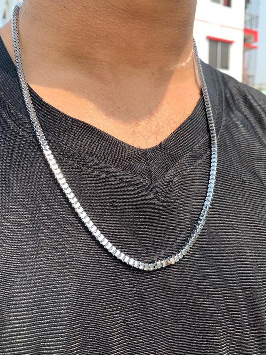 Silver Cubic Chain