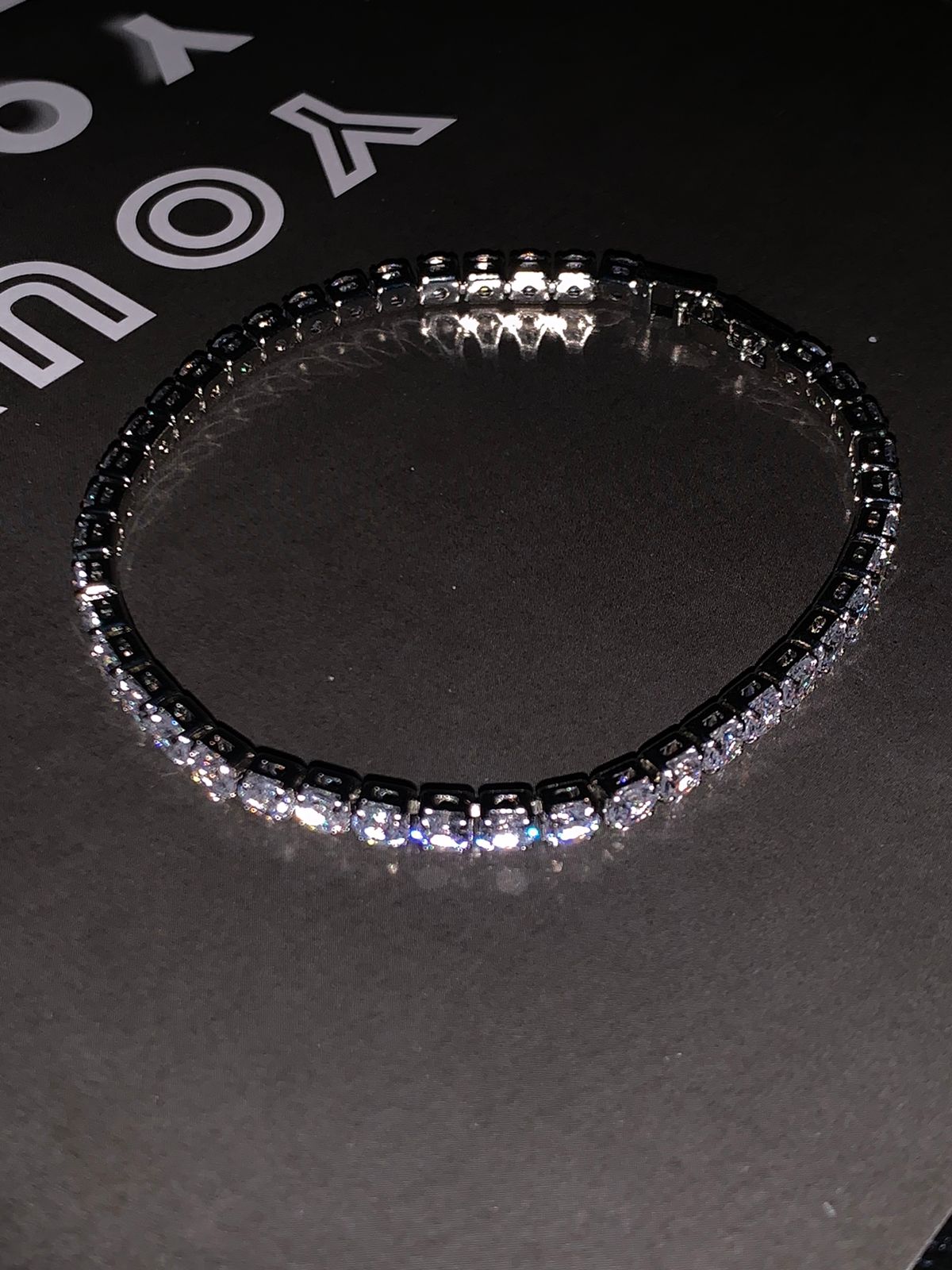 Unisex Zirconium Stoned Bracelet