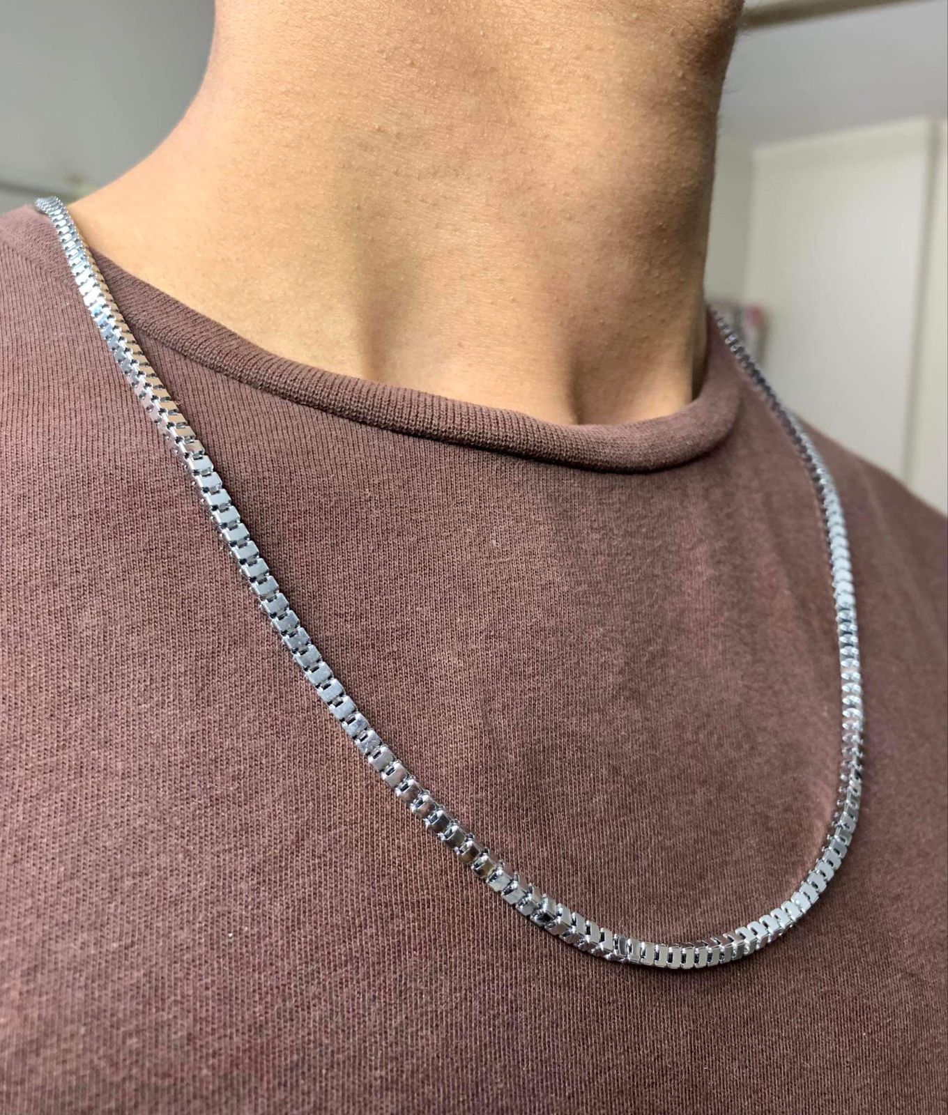 Silver Cubic Chain