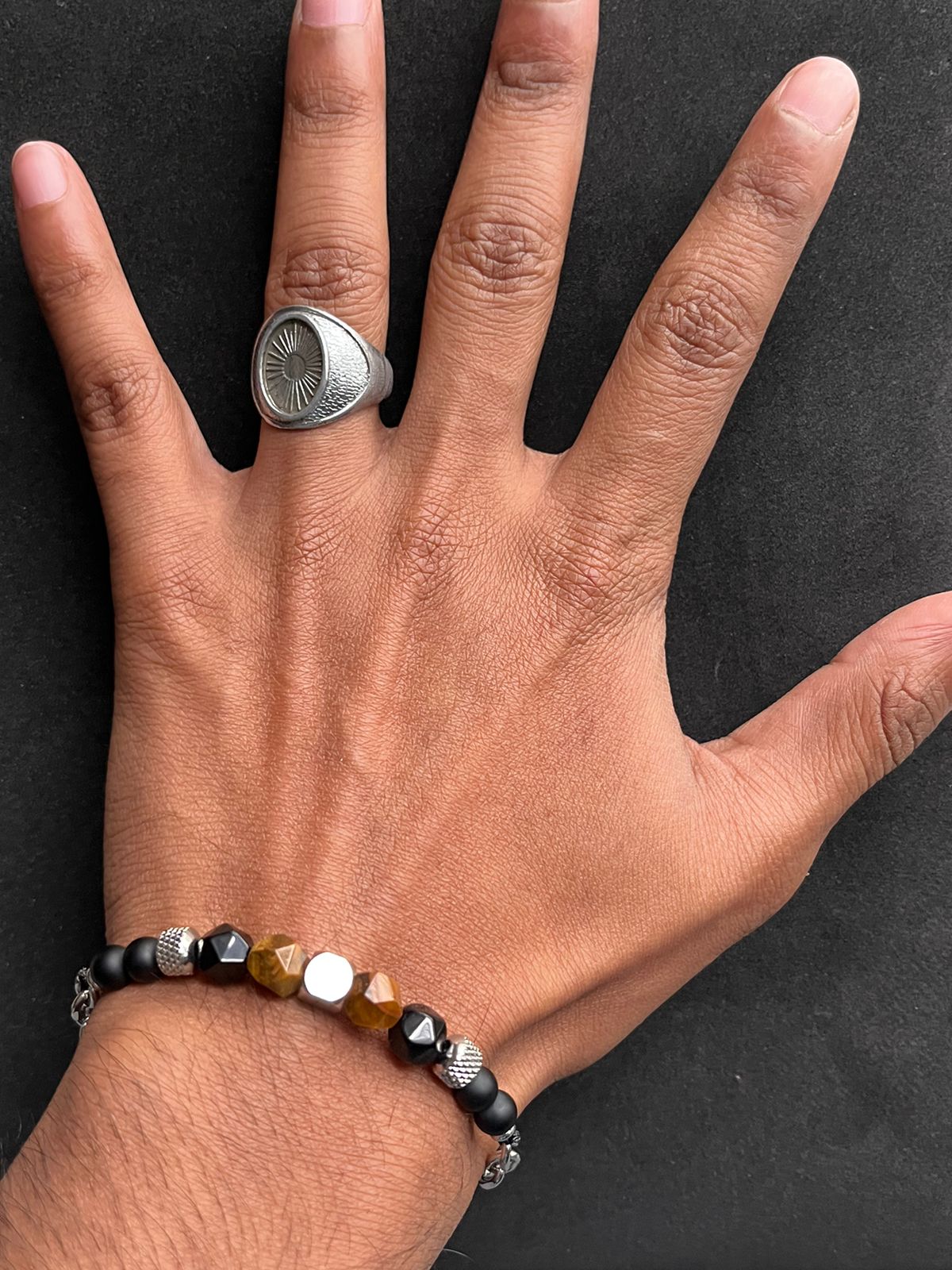 Unisex frosted stone Bracelet